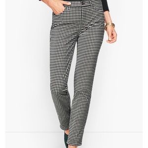 Talbots Velveteen Pants-Gingham 6P NWOT
